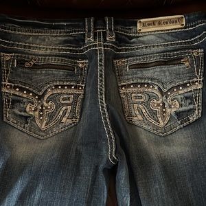 Rock Revival Easy Straight size 36 - Plus Sized Bling Jeans